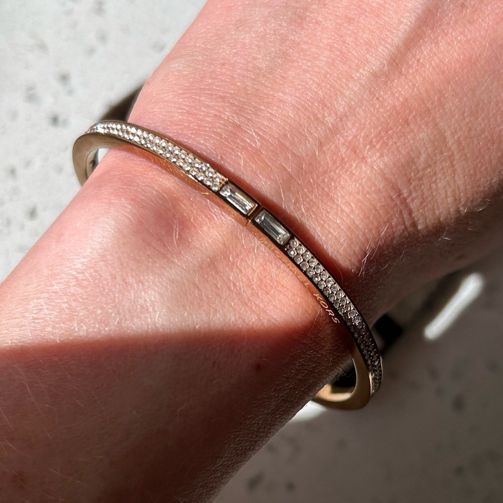 Michael Kors Rose Gold Bangle Bracelet